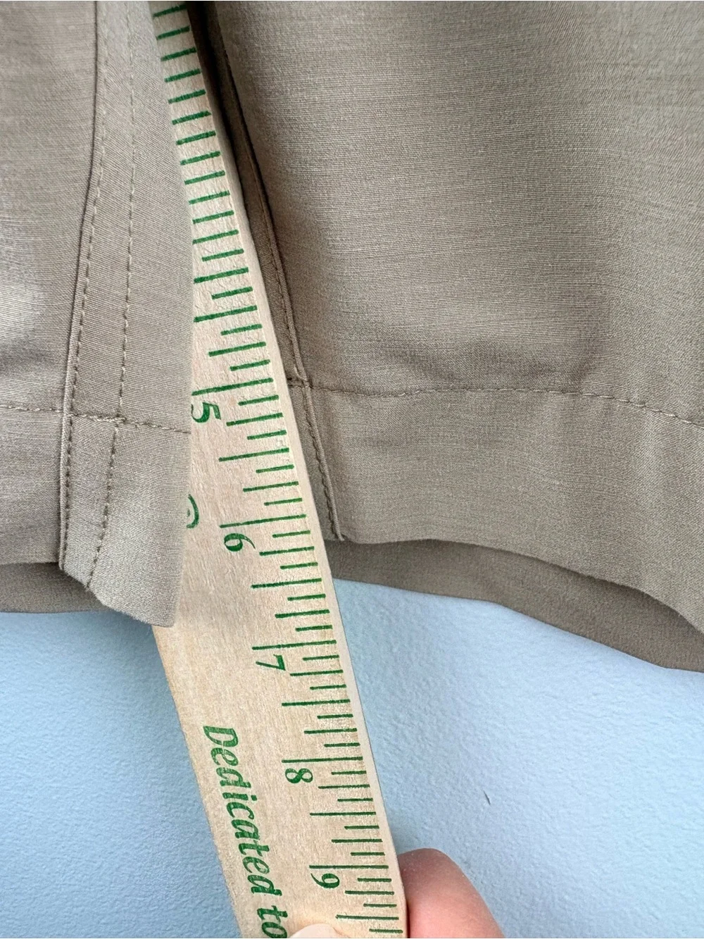Faherty All Day Shorts 7” in Khaki Quick Dry Stretch Lightweight Drawstring 40
